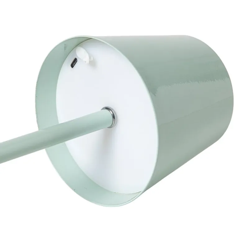 LED tafellamp USB - groen - ø10.5x35 cm