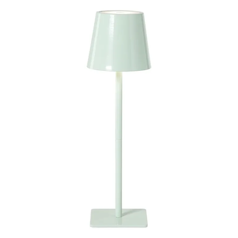 LED tafellamp USB - groen - ø10.5x35 cm