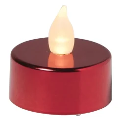 LED waxinelichten - rood - set van 5