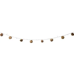 Lichtslinger dennenappels - bruin - 165 cm
