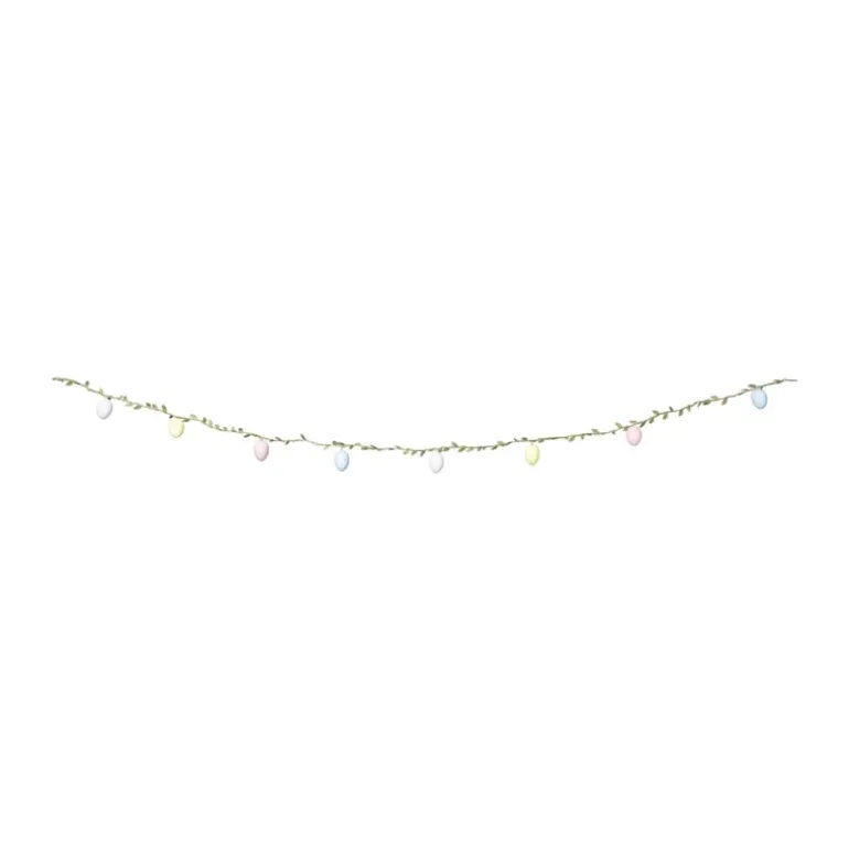 Lichtslinger paaseieren - multikleur - 15 LED - 170 cm