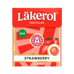 Läkerol pastilles - aardbei - 25 gram