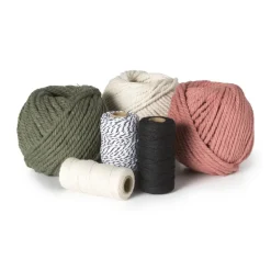 Macrame touw - naturel - 40 m