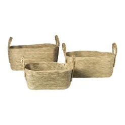 Mand Basix rechthoek - 13x30x23 cm - naturel