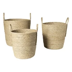 Mand Basix rond - ø44x45 cm - naturel
