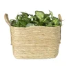 Mand Basix vierkant - 34x34x34 cm - naturel