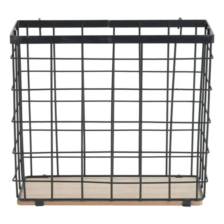 Mandje voor wandrek - 24x9x22 cm - zwart