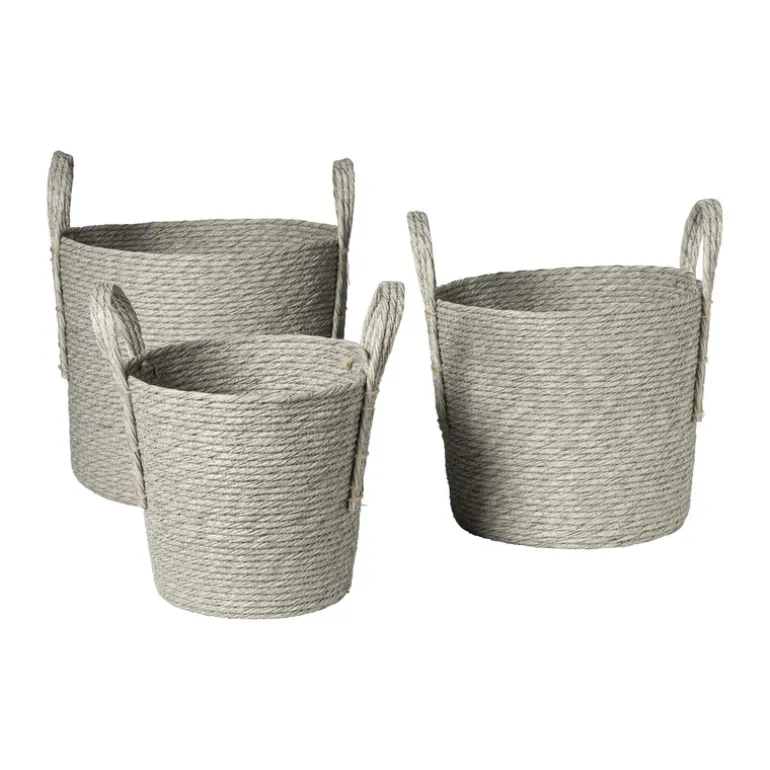 Mand Lotte - ø28x33 cm - grijs