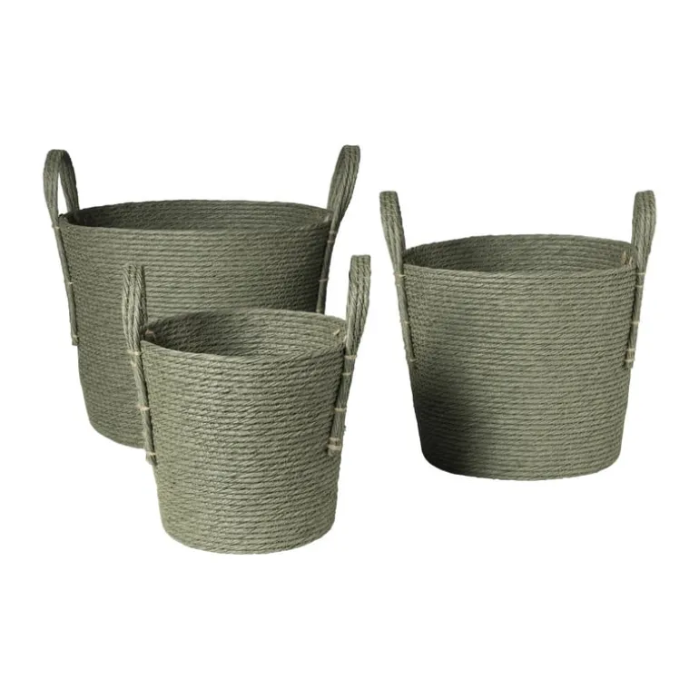 Mand Lotte - ø28x33 cm - groen