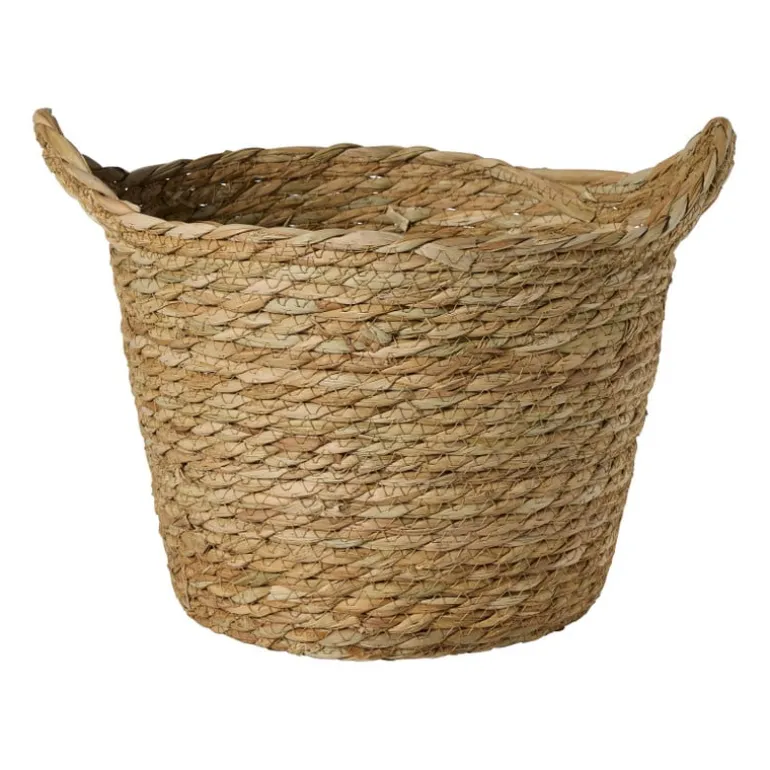 Mand rond M - bruin - ø23x27 cm