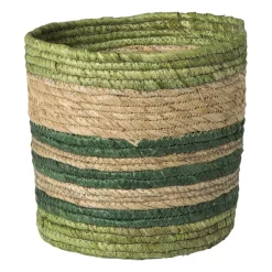 Mand streep klein - groen - ø24x24 cm