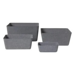 Mand vilt - grijs - 9x22x16 cm