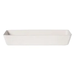 Mand vilt langwerpig - wit - 6x36x14 cm