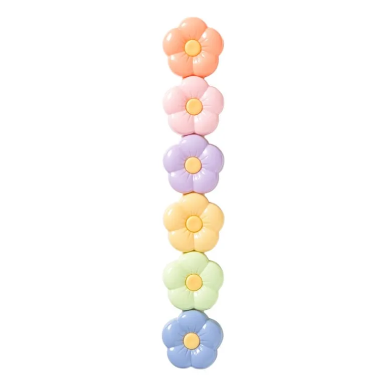 Markeerstift bloem - set van 6