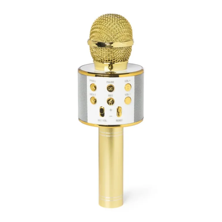 Microfoon karaoke - diverse kleuren - ø7x22.5 cm