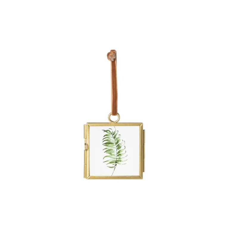 Mini Fotokadertje hangend - goud - 6x8.5 cm