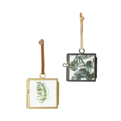 Mini Fotokadertje hangend - zwart - 6x8.5 cm