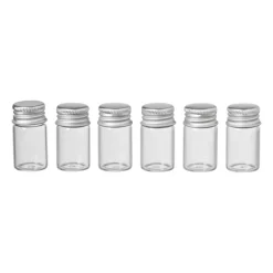 Mini glazenflesjes - 9 ml - set van 6