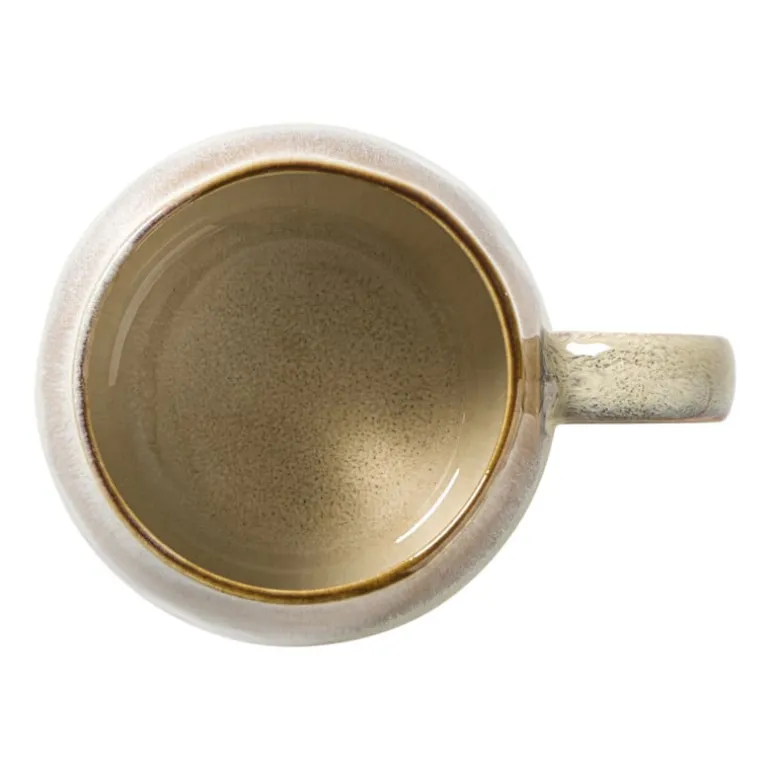 Mok bol reactive glaze - bruin - 480 ml