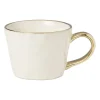 Mok met gouden oor - beige - 250 ml