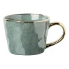 Mok met gouden oor - groen - 250 ml