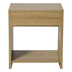 Nachtkastje Celine met lade - bruin - 45x40x35 cm