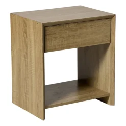 Nachtkastje Celine met lade - bruin - 45x40x35 cm