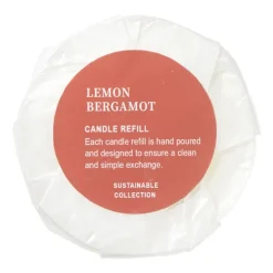 Navulling geurkaars - lemon bergamot - 350 gram