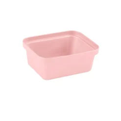 Opbergbakje klein - roze - 6x14.5x11.5 cm
