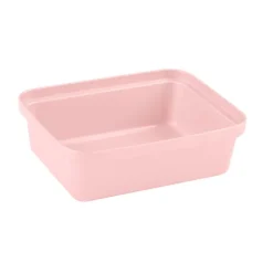 Opbergbakje middel - roze - 6x18.8x14.7 cm