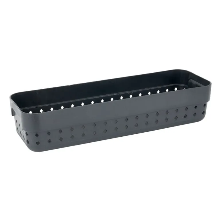 Opbergbakje - m - zwart - 23.8x7.8x5 cm