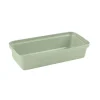Opbergbakje voor pennen groot - sage groen - 6x27x12.9 cm