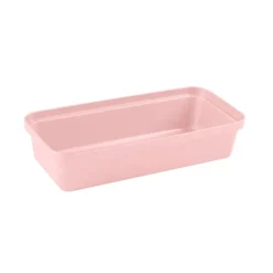 Opbergbakje voor pennen groot - sage roze - 6x27x12.9 cm