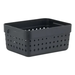 Opbergbak l - zwart - 15,8x11,8x7,3 cm