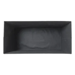 Opbergbox teddy rib rechthoekig - wit - 38x76x38 cm