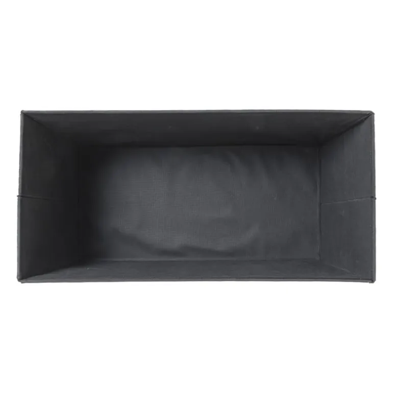 Opbergbox teddy rib rechthoekig - wit - 38x76x38 cm