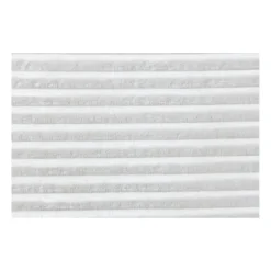 Opbergbox teddy rib rechthoekig - wit - 38x76x38 cm