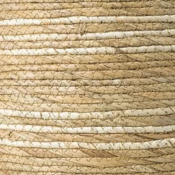 Opbergmand rond - beige - Ćø30x30 cm