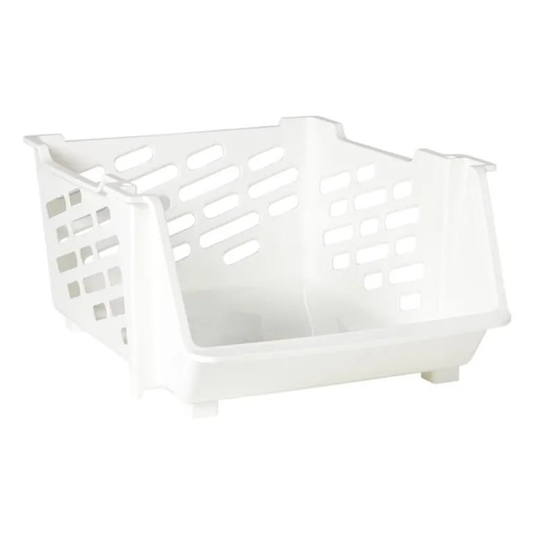 Opbergmand - wit - 22x44x33.5 cm