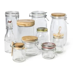Opbergpotje met houten deksel