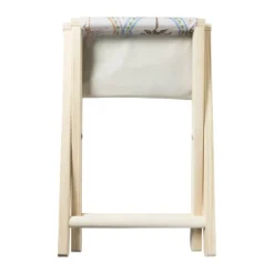 Opvouwbaar strandkrukje palm - multikleur - 37x32x35 cm