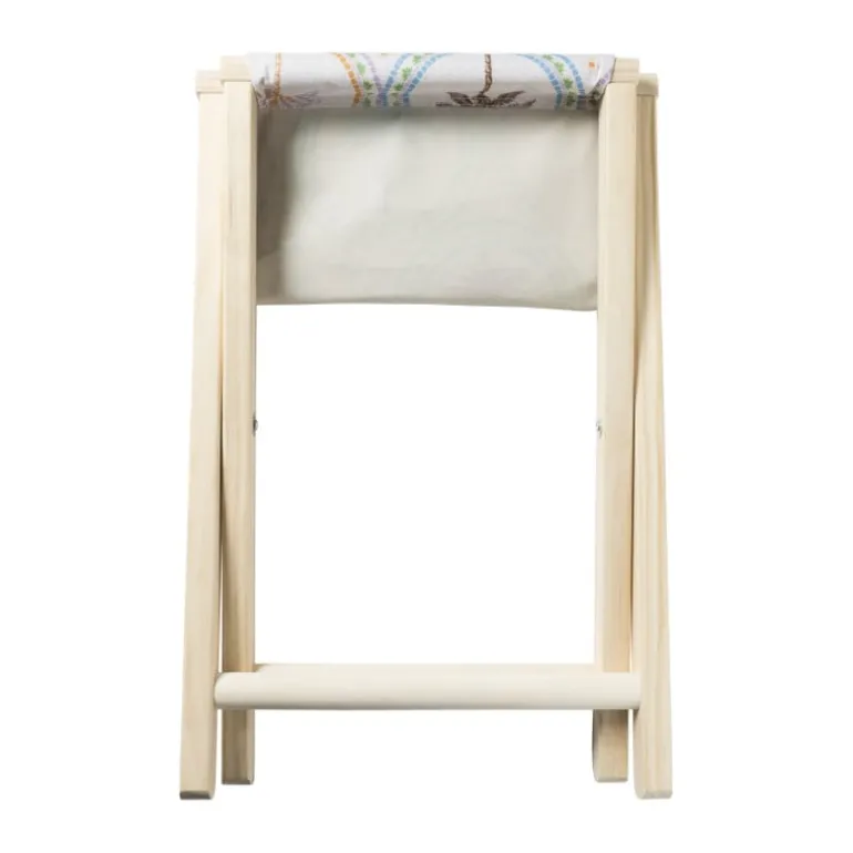 Opvouwbaar strandkrukje palm - multikleur - 37x32x35 cm