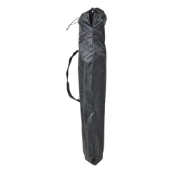 Opvouwbare campingstoel - zwart - 80x75x50 cm