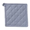 Pannenlap denim - blauw - 20x20 cm
