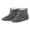 Pantoffels gemeleerd - donkergrijs - maat 41-42