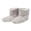 Pantoffels gemeleerd - lichtgrijs - maat 39-40