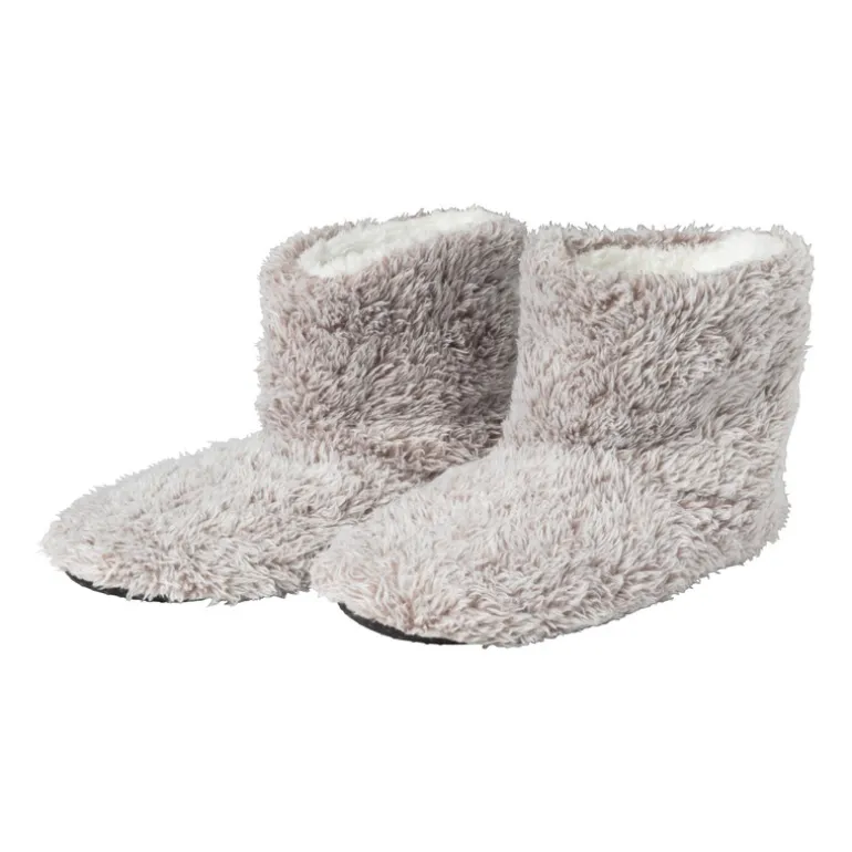Pantoffels gemeleerd - lichtgrijs - maat 41-42