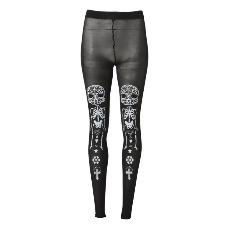 Panty halloween skelet - one size