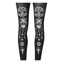 Panty halloween skelet - one size