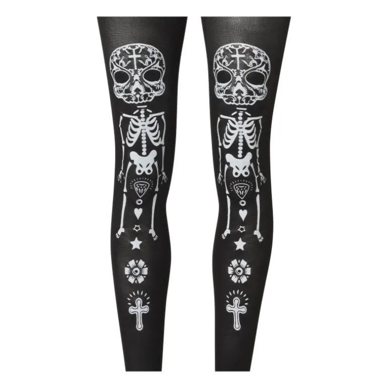 Panty halloween skelet - one size